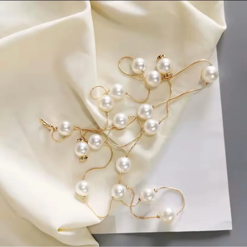 Pearl Decor Chain Belt